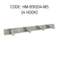 HEMOS BATHROOM FITTING SUS 304 CLOTHES HOOKS BARS BATANG CANGKUK HM-89004/89005/89006-MS,MB,MG