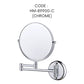 HEMOS 8" TWO-SIDE 360° SWIVEL WALL MOUNT FOLD 1X/3X MAGNIFY COSMETIC MIRROR CERMIN DINDING HM-89900