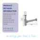 HEMOS BATHROOM FAUCET 32MM 1 1/4'' 304 STAINLESS STEEL BASIN BOTTLE GULLY TRAP HM-0037