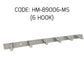 HEMOS BATHROOM FITTING SUS 304 CLOTHES HOOKS BARS BATANG CANGKUK HM-89004/89005/89006-MS,MB,MG