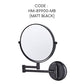 HEMOS 8" TWO-SIDE 360° SWIVEL WALL MOUNT FOLD 1X/3X MAGNIFY COSMETIC MIRROR CERMIN DINDING HM-89900