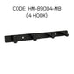 HEMOS BATHROOM FITTING SUS 304 CLOTHES HOOKS BARS BATANG CANGKUK HM-89004/89005/89006-MS,MB,MG