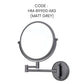 HEMOS 8" TWO-SIDE 360° SWIVEL WALL MOUNT FOLD 1X/3X MAGNIFY COSMETIC MIRROR CERMIN DINDING HM-89900