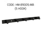 HEMOS BATHROOM FITTING SUS 304 CLOTHES HOOKS BARS BATANG CANGKUK HM-89004/89005/89006-MS,MB,MG