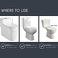 ONE PIECE FLUSH VALVE (DF) OUTLET VALVE CISTERN DUAL FLUSH PUSH BOTTOM OUTLET VALVE