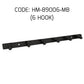 HEMOS BATHROOM FITTING SUS 304 CLOTHES HOOKS BARS BATANG CANGKUK HM-89004/89005/89006-MS,MB,MG