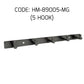 HEMOS BATHROOM FITTING SUS 304 CLOTHES HOOKS BARS BATANG CANGKUK HM-89004/89005/89006-MS,MB,MG