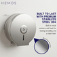 HEMOS BATHROOM FITTING SUS 304 PUBLIC TOILET PAPER HOLDER (ROUND) HM-89937-MS,MB