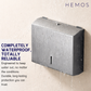 HEMOS BATHROOM FITTING SUS 304 PUBLIC TOILET PAPER HOLDER (SQUARE) HM-89947-MS,MB