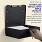 HEMOS BATHROOM FITTING SUS 304 PUBLIC TOILET PAPER HOLDER (SQUARE) HM-89947-MS,MB