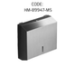 HEMOS BATHROOM FITTING SUS 304 PUBLIC TOILET PAPER HOLDER (SQUARE) HM-89947-MS,MB