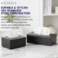 HEMOS BATHROOM FITTING SUS 304 TOILET PAPER HOLDER (SQUARE) HM-89967,89977