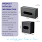 HEMOS BATHROOM FITTING SUS 304 TOILET PAPER HOLDER (SQUARE) HM-89967,89977