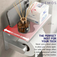 HEMOS BATHROOM FITTING SUS 304 TOILET PAPER ROLL PHONE HOLDER (ROUND) HM-89817-MS,MB,MG