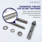HEMOS SUS304 EXTENSION SAFETY SWING BAR ANCHOR WALL PLUG (1 BAG/5 PCS) HM-0219