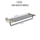 HEMOS BATHROOM FITTING SUS304 ACCESSORIES TOWEL RACK PAPER HOLDER MATT BLACK+GOLD 86SERIES