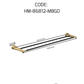 HEMOS BATHROOM FITTING SUS304 ACCESSORIES TOWEL RACK PAPER HOLDER MATT BLACK+GOLD 86SERIES