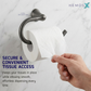 HEMOS BATHROOM FITTING SUS304 ACCESSORIES TOWEL RACK PAPER HOLDER MATT GREY 86SERIES
