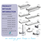 HEMOS BATHROOM FITTING SUS304 ACCESSORIES TOWEL RACK PAPER HOLDER MATT GREY 86SERIES