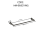 HEMOS BATHROOM FITTING SUS304 ACCESSORIES TOWEL RACK PAPER HOLDER MATT GREY 86SERIES