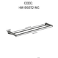 HEMOS BATHROOM FITTING SUS304 ACCESSORIES TOWEL RACK PAPER HOLDER MATT GREY 86SERIES