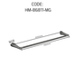 HEMOS BATHROOM FITTING SUS304 ACCESSORIES TOWEL RACK PAPER HOLDER MATT GREY 86SERIES