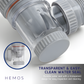 HEMOS PARTS BRASS POP UP WASTE (W/O) PVC FLEXIBLE BOTTLE TRAP & ANTI SMELL FITTING (GRAY) HM-0174-MG