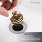 HEMOS PARTS BRASS POP UP WASTE (W/O) PVC FLEXIBLE BOTTLE TRAP & ANTI SMELL FITTING (GRAY) HM-0174-MG