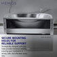 HEMOS SUS304 WALL HUNG BASIN HM-203,204