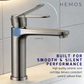 HEMOS BATHROOM FAUCET SUS 304 PILLAR BASIN COLD TAP HM-4007-MS,MB,MG