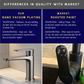 HEMOS BATHROOM FAUCET SUS 304 PILLAR BASIN COLD TAP HM-4007-MS,MB,MG