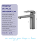 HEMOS BATHROOM FAUCET SUS 304 PILLAR BASIN COLD TAP HM-4007-MS,MB,MG