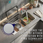 HEMOS SUS304 STEEL 5.0MM THICKNESS GRAIN EMBOSSED WORKSTATION KITCHEN SINK SILVER
