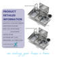 HEMOS SUS304 STEEL 5.0MM THICKNESS GRAIN EMBOSSED WORKSTATION KITCHEN SINK SILVER