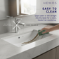 HEMOS BATHROOM CERAMIC UNDER MOUNT BASIN HM-634-W