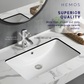 HEMOS BATHROOM CERAMIC UNDER MOUNT BASIN HM-634-W