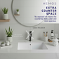 HEMOS BATHROOM CERAMIC UNDER MOUNT BASIN HM-634-W