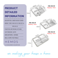 HEMOS BATHROOM CERAMIC UNDER MOUNT BASIN HM-634-W