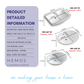 HEMOS BATHROOM CERAMIC UNDER MOUNT BASIN HM-634-W
