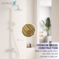 HEMOS BRASS MIXER BASIN TAP MIXER EXPOSED BATH SHOWER WITH TAP 3 MODE SHOWER SET HM-19139-CW