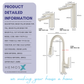 HEMOS BRASS MIXER BASIN TAP MIXER EXPOSED BATH SHOWER WITH TAP 3 MODE SHOWER SET HM-19139-CW