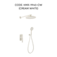 HEMOS BRASS MIXER BASIN TAP MIXER EXPOSED BATH SHOWER WITH TAP 3 MODE SHOWER SET HM-19139-CW