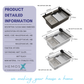 HEMOS SUS316 STEEL 5.0MM THICKNESS GRAIN EMBOSSED WORKSTATION KITCHEN SINK MATT SILVER MATT BLACK