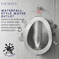 HEMOS SUS304 STEEL PUBLIC TOILET URINAL HM-201-MS