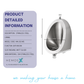 HEMOS SUS304 STEEL PUBLIC TOILET URINAL HM-201-MS