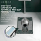 HEMOS SUS304 STEEL PUBLIC TOILET SQUATTING PAN HM-202-MS