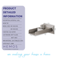 HEMOS BATHROOM FAUCET SUS304 WATERFALL WALL BASIN TAP HM-18035-MS,MG