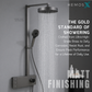 HEMOS BATHROOM FAUCET BRASS 3 MODE MIXER EXPOSED SHOWER SETS HM-19126-MG,GD