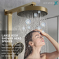 HEMOS BATHROOM FAUCET BRASS 3 MODE MIXER EXPOSED SHOWER SETS HM-19126-MG,GD