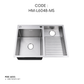 HEMOS SUS304 STEEL LAUNDRY SINK MATT SILVER HM-L6048,L8048